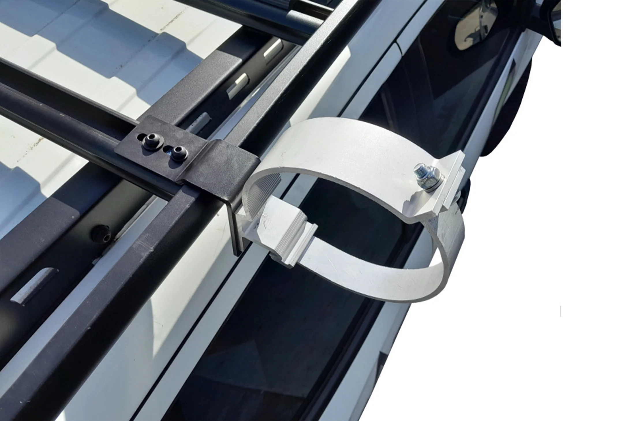 Adventure Accessory 150mm Conduit Carrier Caps And 3 Brackets, No Pipe Wedgetail - Image 5