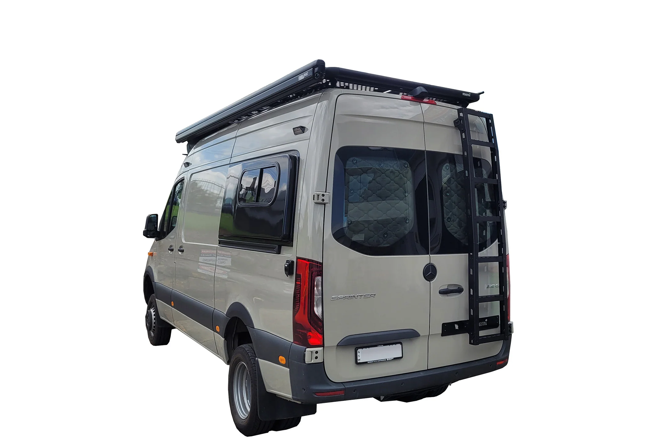 Rear Ladder Suit Drivers Side (180 Degree Hinge Vehicles Only) Wedgetail - Image 3