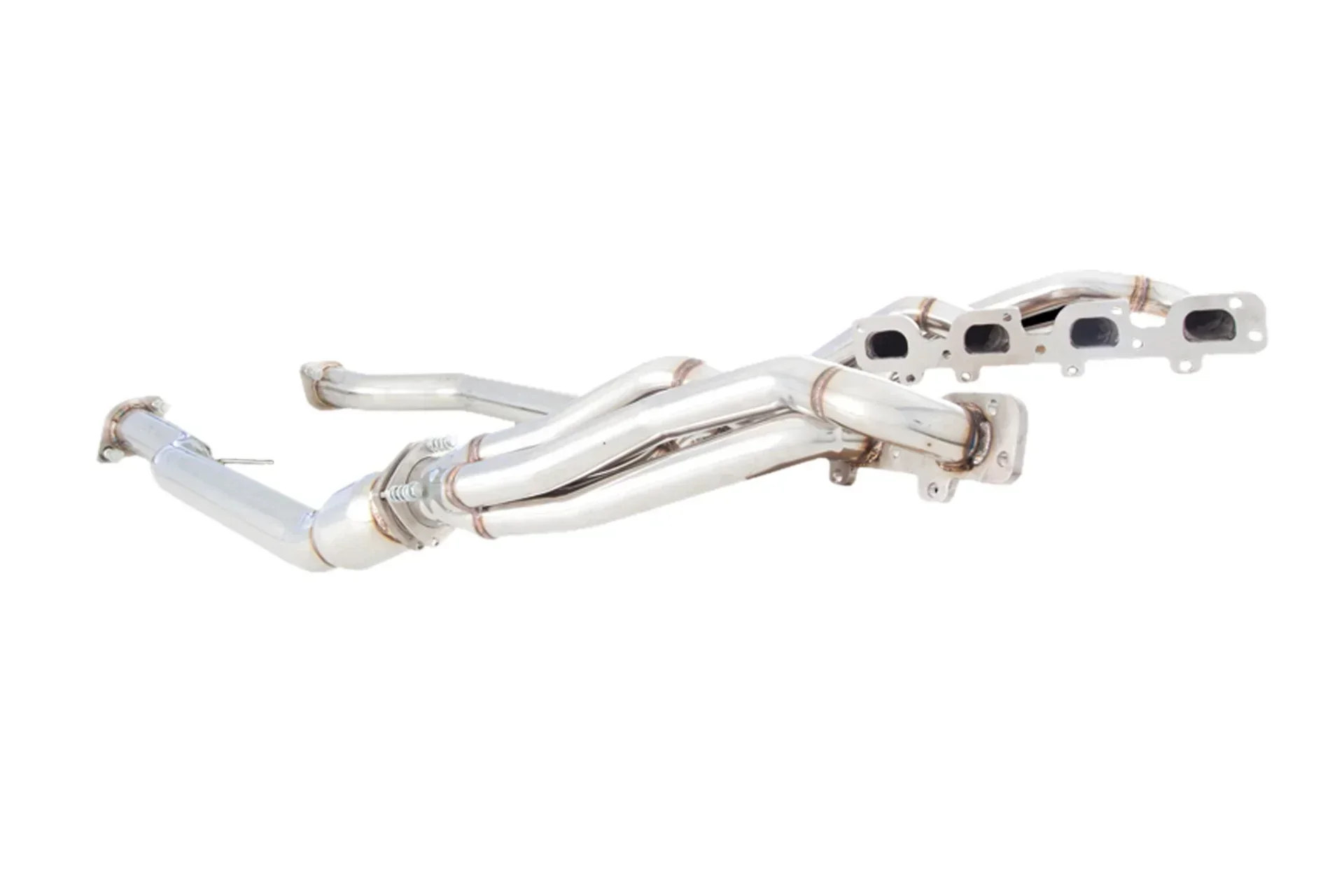 Jeep Grand Cherokee 2012+ SRT8 6.4L Polished Stainless Steel Header 1 3/4" Inch Primary and 3" Inch Metallic Cats (100 Cell) - XFORCE
